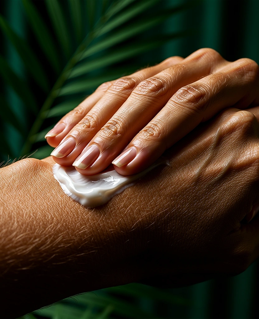 Skincare application ritual